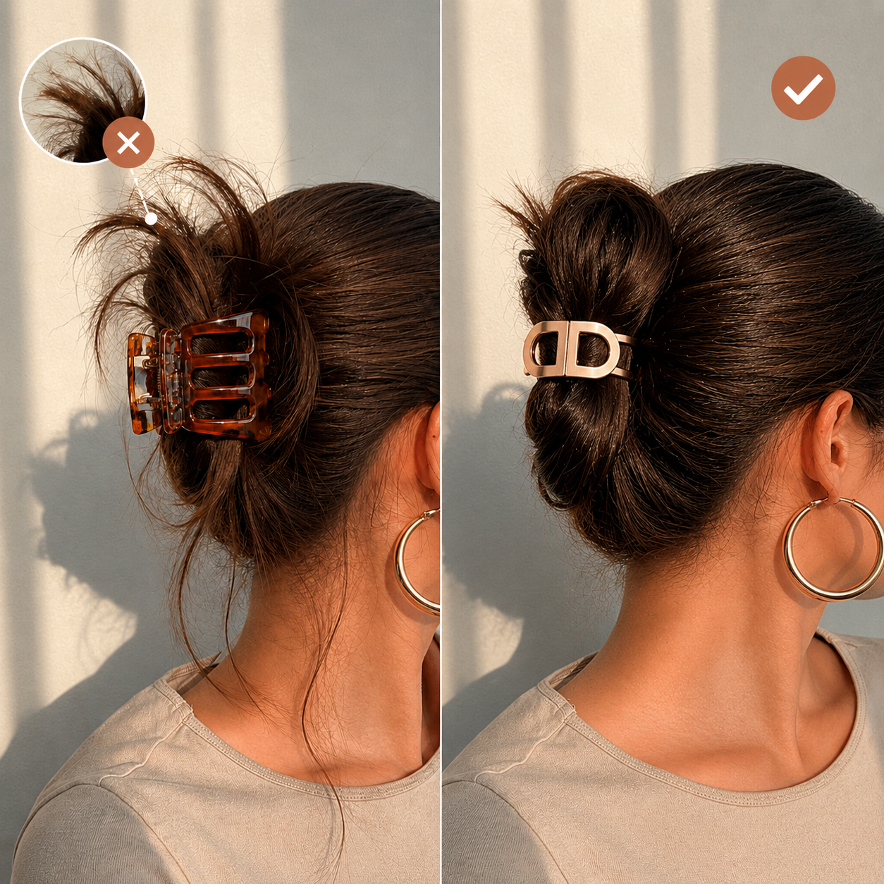 ShopyBloom™ | Magnetic Hair Clips for Women (Pack of 2)