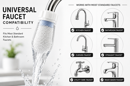 Tap Water Filter | Sink Faucet Filter Pads | Reusable Water Filter Pads (Pack of 20)