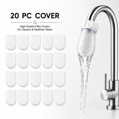 Tap Water Filter | Sink Faucet Filter Pads | Reusable Water Filter Pads (Pack of 20)