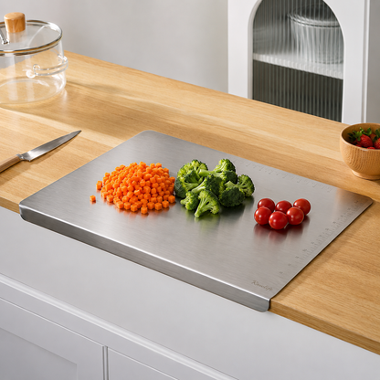 Stainless Steel Counter Top Chopping Board